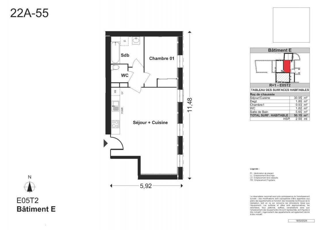 Image de l'annonce VENTE d'un appartement rénové 2 pièces (50…