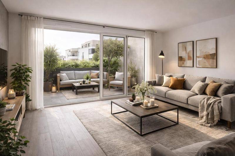 Image de l'annonce Magnifique 4 PIECES avec DOUBLE TERRASSE et…