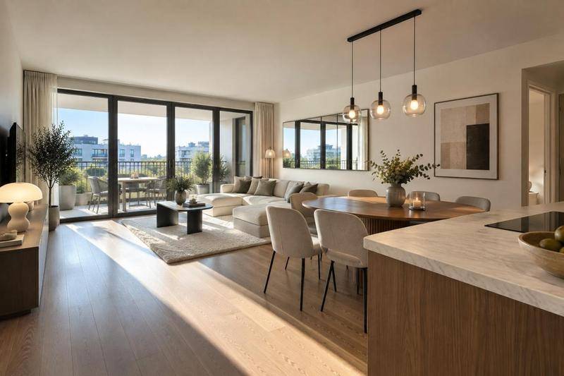 Image de l'annonce 4 pièces avec grande loggia – Beaux…