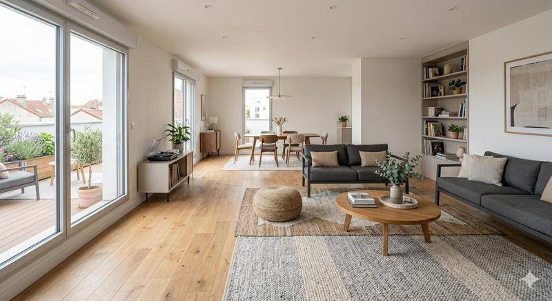 Image de l'annonce - T5 en DERNIER ETAGE avec TERRASSES…