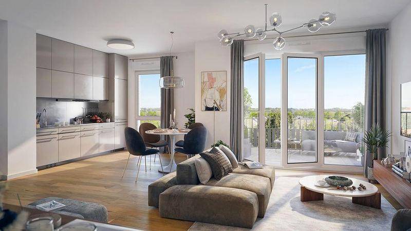 Image de l'annonce T3 61 m² – balcon 15 m²