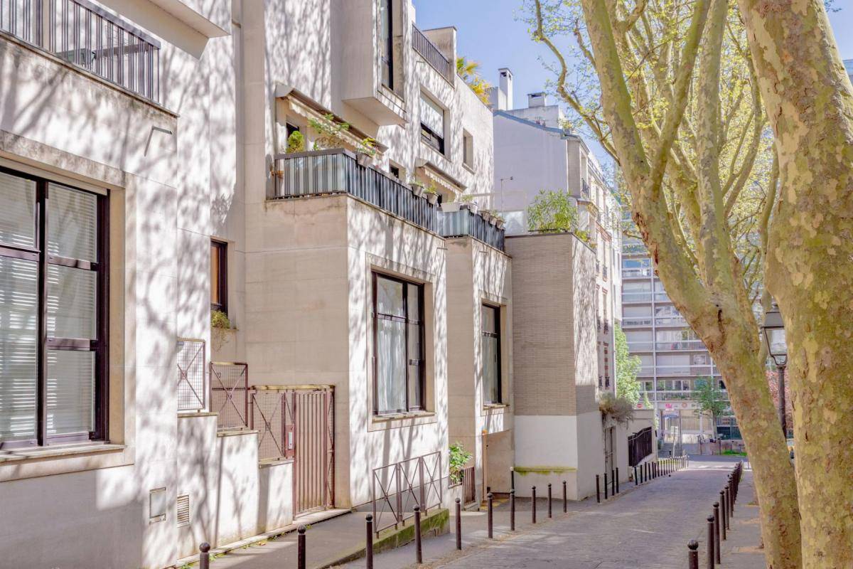 Image de l'annonce PARIS 75020- Sublime Duplex Contemporain avec Loggia…