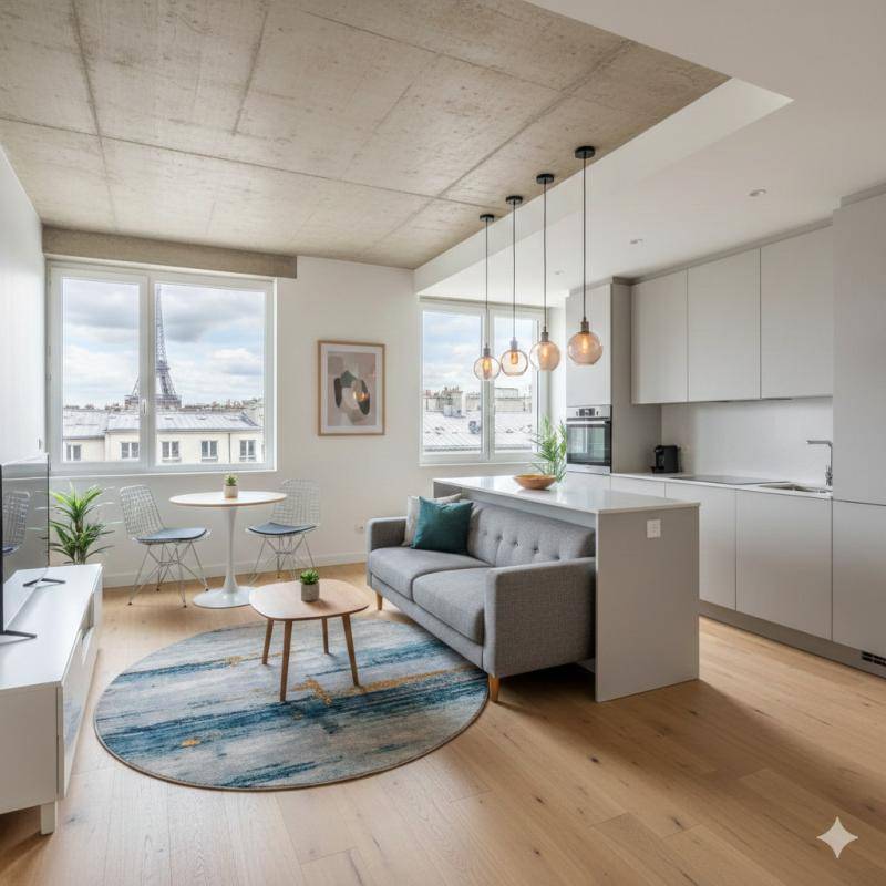 Image de l'annonce ** Charmant studio avec balcon, métro Mairie…