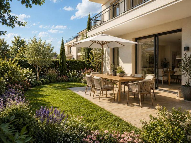Image de l'annonce LUMINEUX 3 pièces + JARDIN