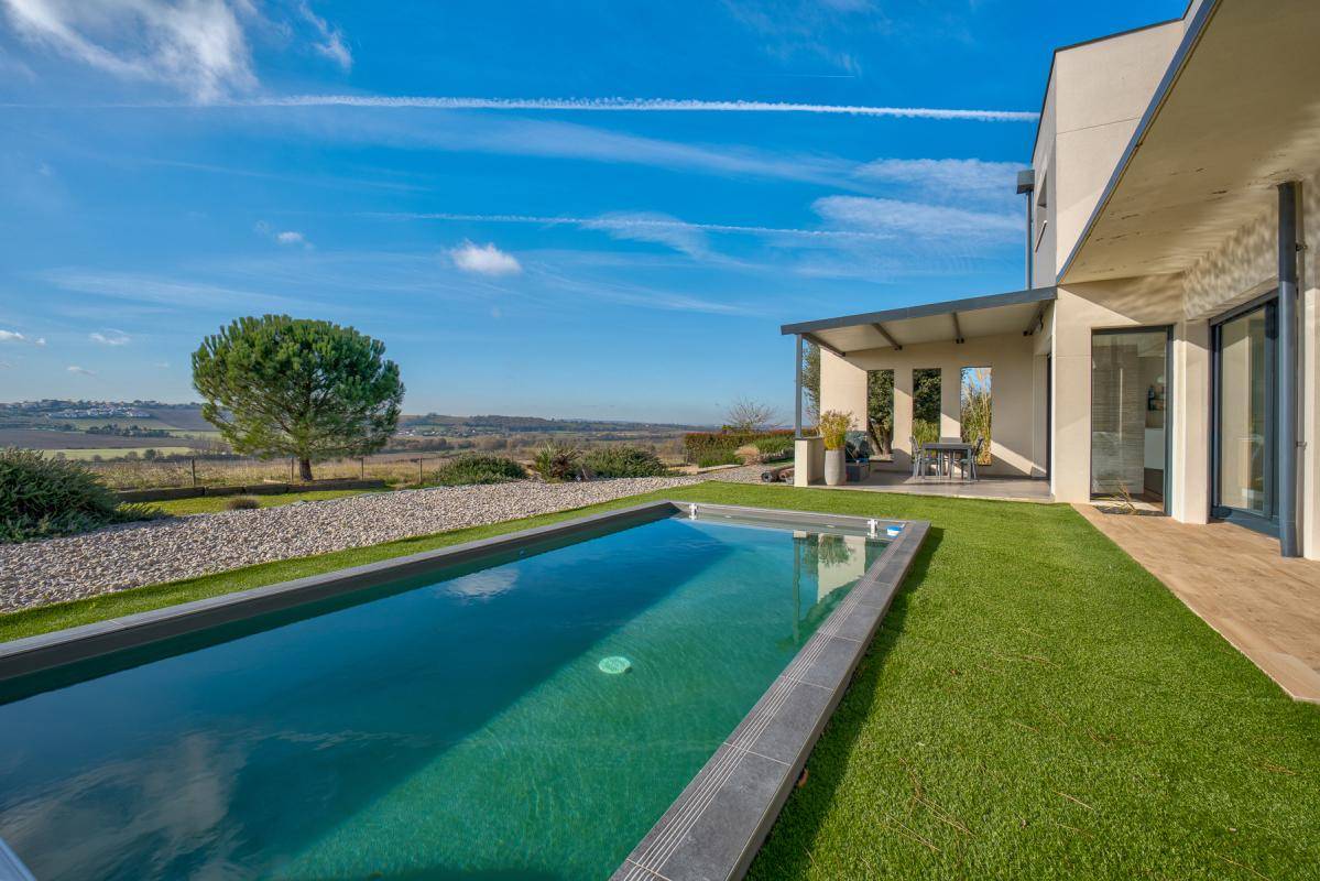 Image de l'annonce MAISON CONTEMPORAINE AVEC VUE PYRENEES