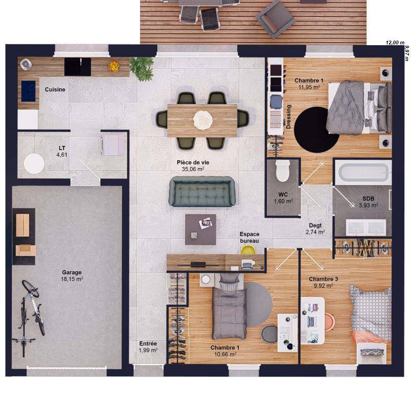 Image de l'annonce Maison 5 pièces 82 m2