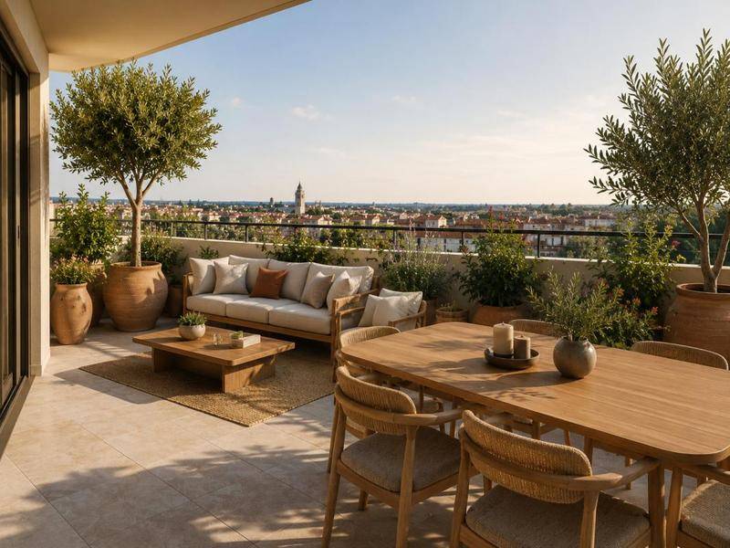 Image de l'annonce T2 LUMINEUX AVEC GRANDE TERRASSE