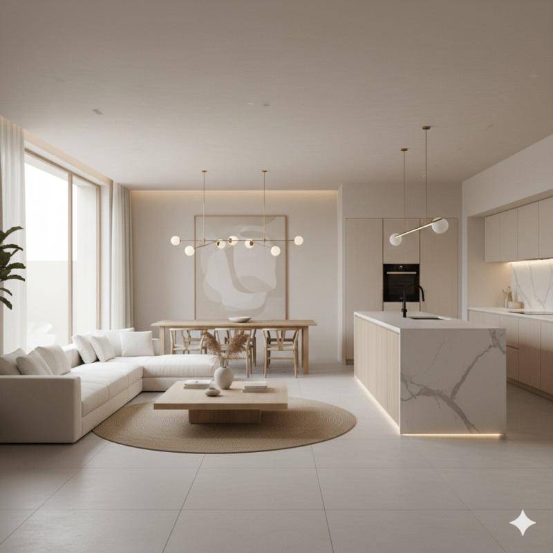 Image de l'annonce 3 pièces bien agencé avec balcon