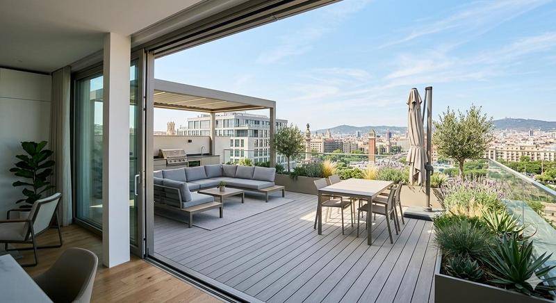 Image de l'annonce - RARE T4 DERNIER ETAGE avec BALCONS,…