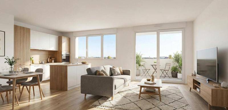 Image de l'annonce Magnifique Appartement 2P lumineux en étage élevé…