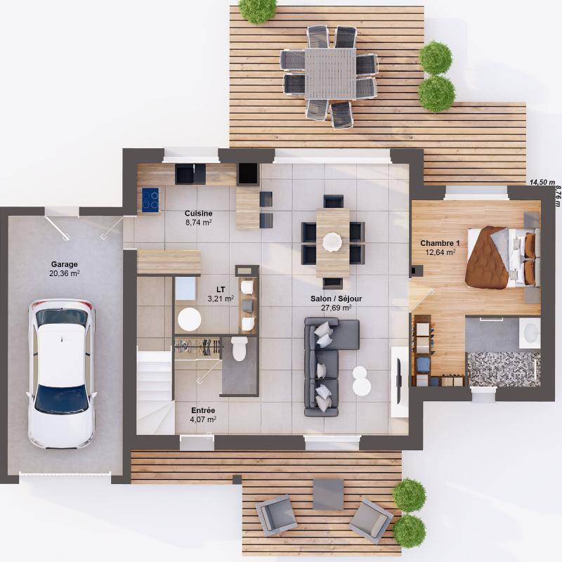 Image de l'annonce Maison 6 pièces 106 m2