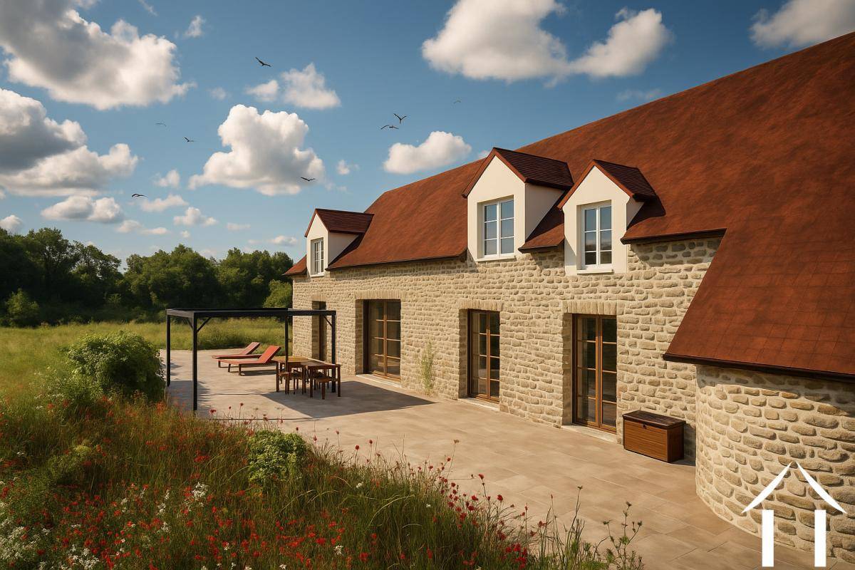 Image de l'annonce Ferme à rénover avec vue dégagée et…