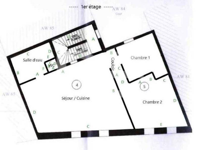 Image de l'annonce BEAU T3 AU 1ier ETAGE DE 104…