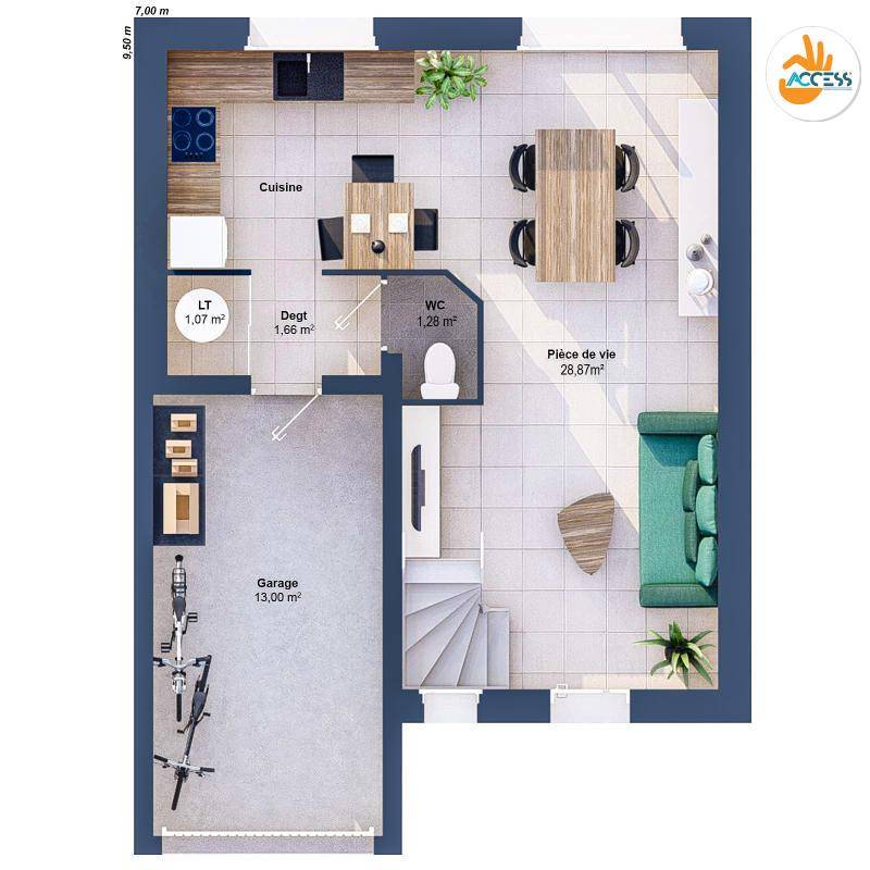 Image de l'annonce Maison 5 pièces 73 m2