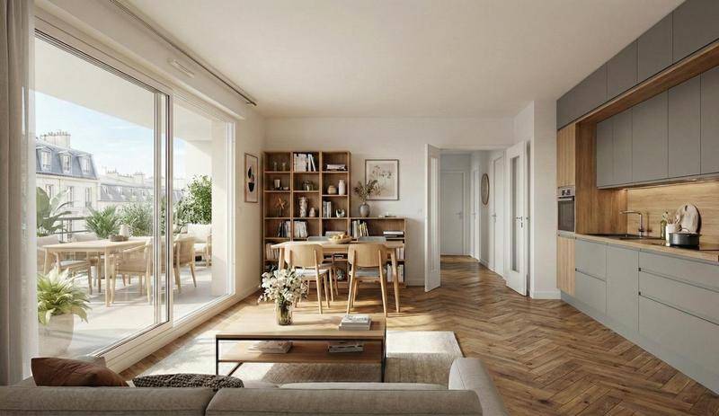 Image de l'annonce Superbe appartement T3 avec loggia - Talence