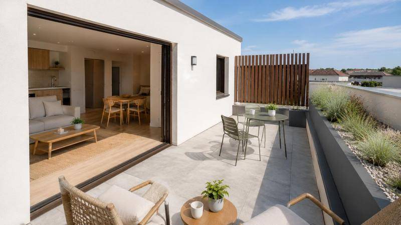 Image de l'annonce * MAGNIFIQUE T1 AVEC GRANDE TERRASSE +…