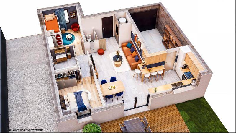 Image de l'annonce Maison 4 pièces 57 m2