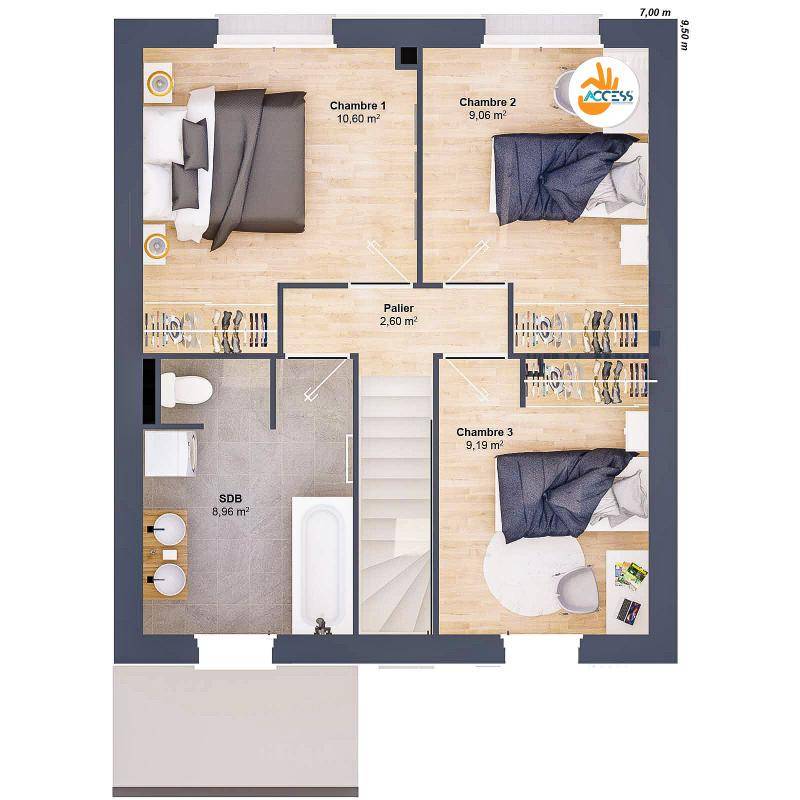 Image de l'annonce Maison 5 pièces 73 m2