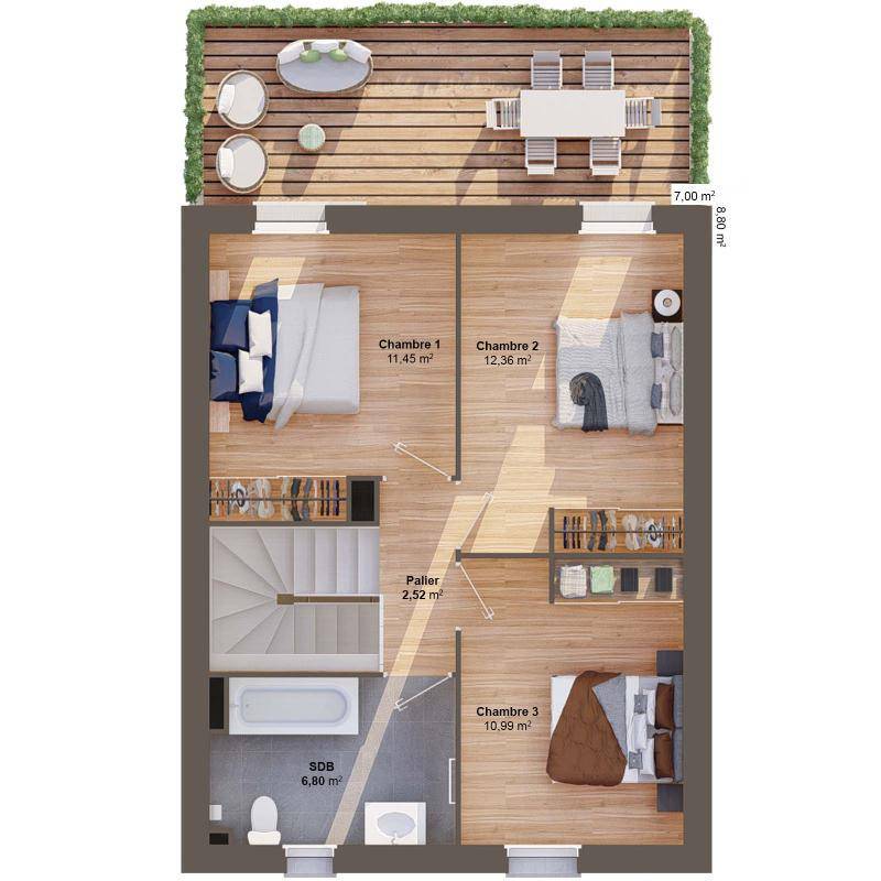 Image de l'annonce Maison 5 pièces 91 m2
