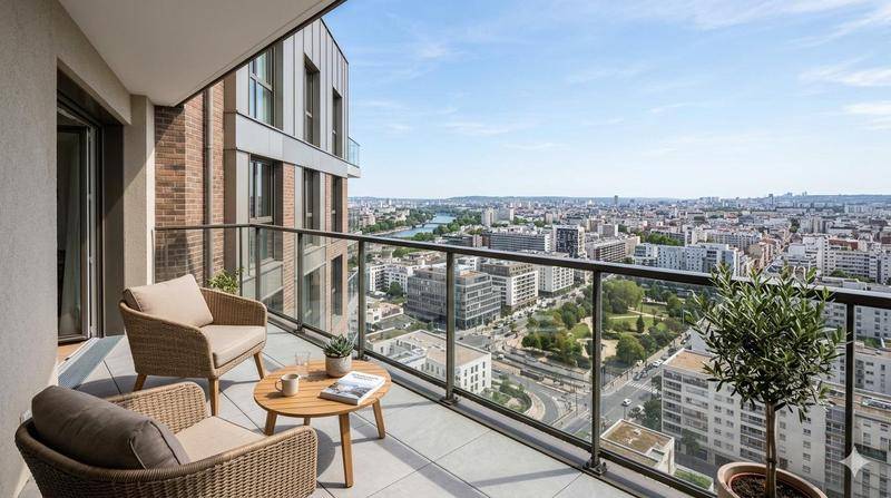 Image de l'annonce - T4 en étage élevé avec BALCON,…