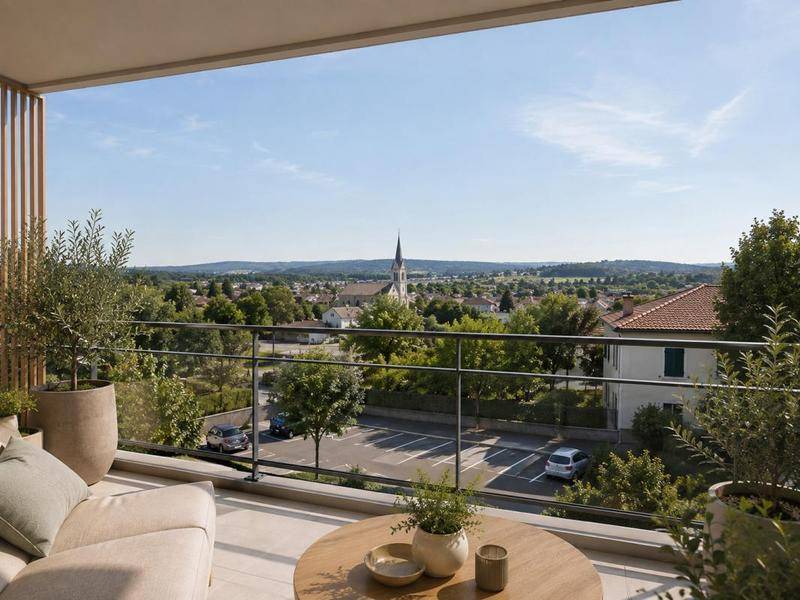 Image de l'annonce T2 JASSANS-RIOTTIER 46m² - TERRASSE - GRAND…