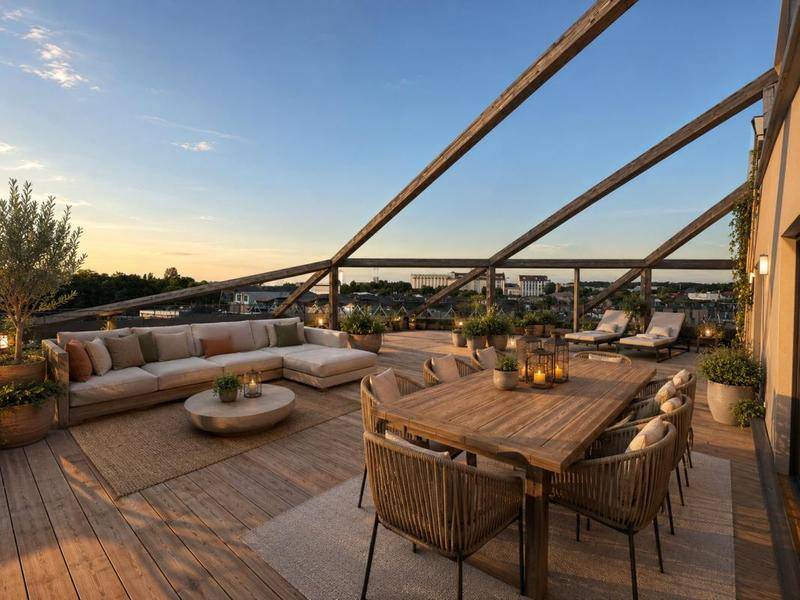 Image de l'annonce L'une des plus grandes terrasses de Bordeaux…
