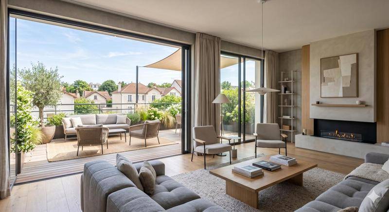 Image de l'annonce BUSSY-SAINT-GEORGES – PENTHOUSE D’EXCEPTION EN DERNIER ÉTAGE…