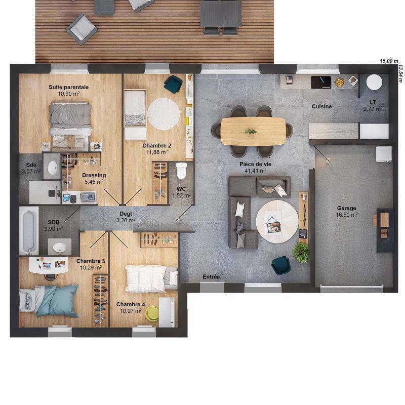 Image de l'annonce Maison 6 pièces 105 m2