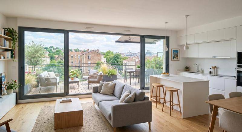 Image de l'annonce **RARE: 4 PIÈCES LUMINEUX AVEC BALCON +…