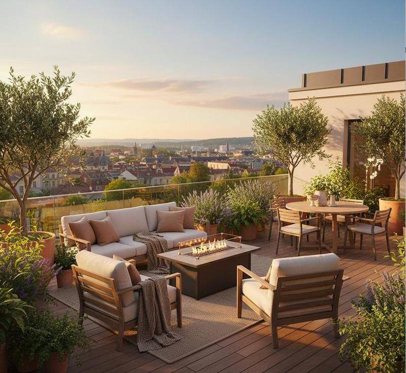 Image de l'annonce Charmant appartement 2 chambres, patio privatif, terrasse…