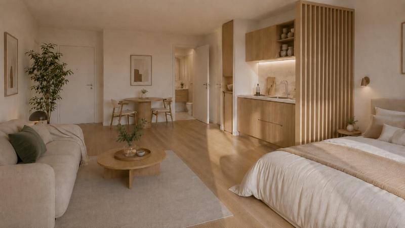 Image de l'annonce MAGNIFIQUE STUDIO AVEC BALCON