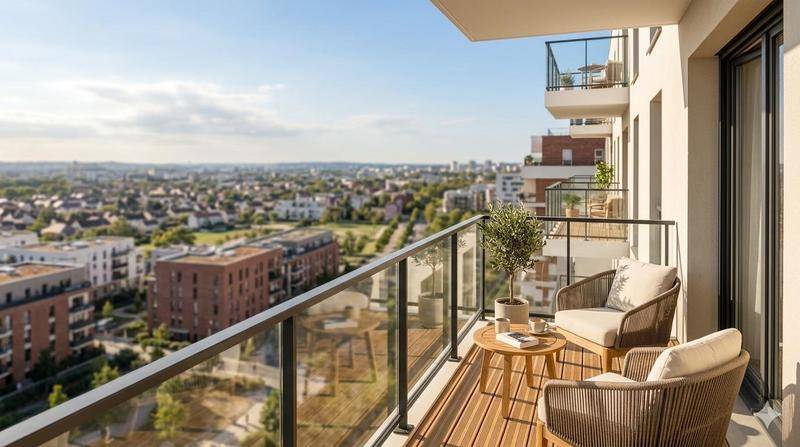Image de l'annonce - T3 en DERNIER ETAGE avec BALCON…