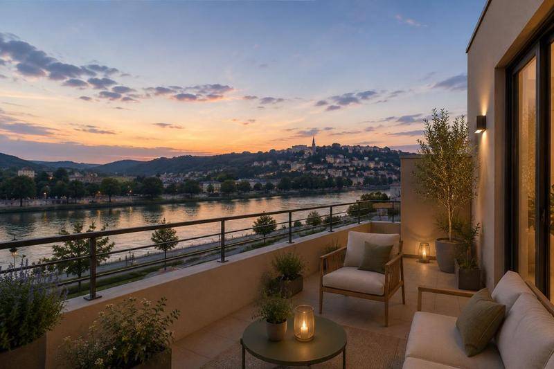 Image de l'annonce T4 NEUVILLE SUR SAÔNE 77m² - TERRASSE…