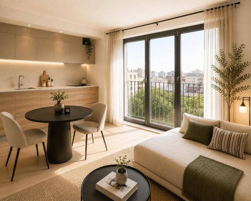 Image de l'annonce * MAGNIFIQUE T1 FONCTIONNEL ET LUMINEUX *