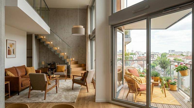 Image de l'annonce - RARE T5 EN DUPLEX avec BALCON…