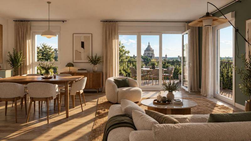 Image de l'annonce 3 PIÈCES DE 60 M² AVEC BALCON…