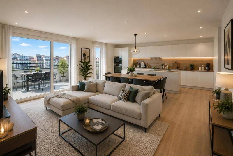 Image de l'annonce Magnifique 4 pièces avec balcon et terrasse…