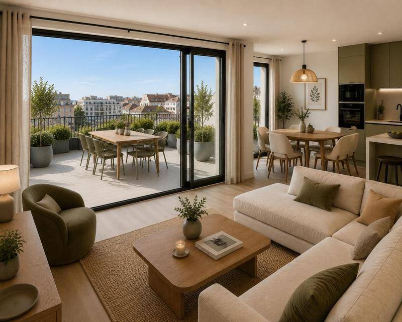 Image de l'annonce 4 Pièces spacieux, terrasses, parking