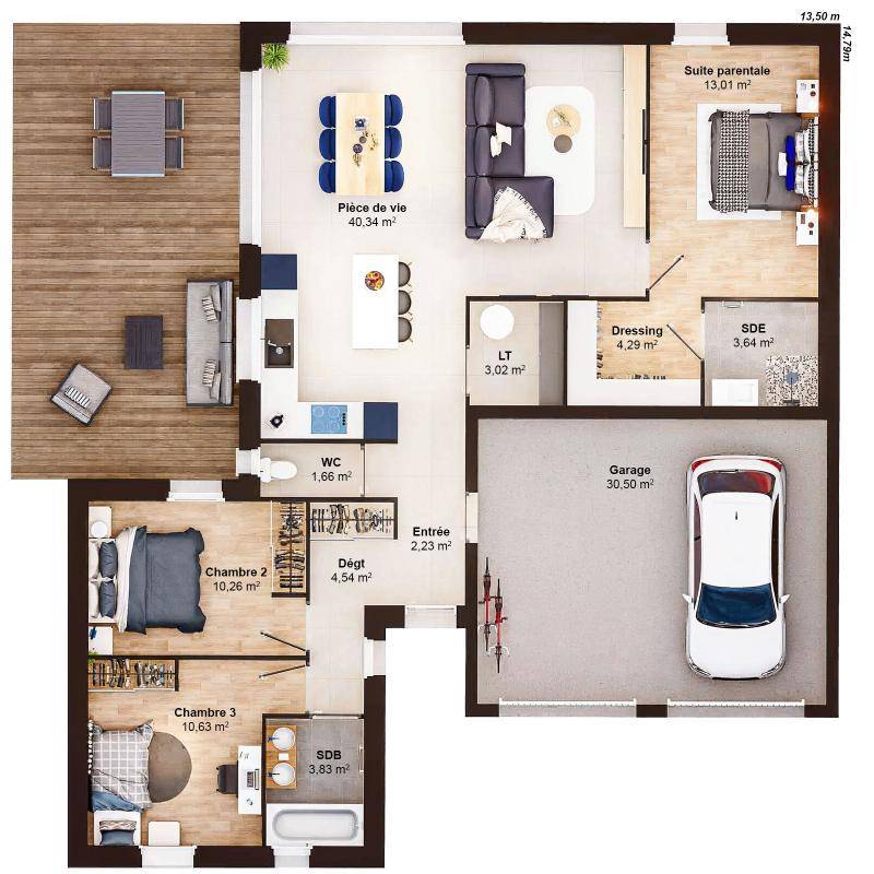Image de l'annonce Maison 5 pièces 97 m2