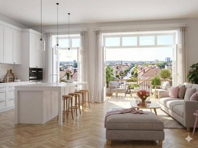 Image de l'annonce SPACIEUX T4 de 93m2 à 6 min.…