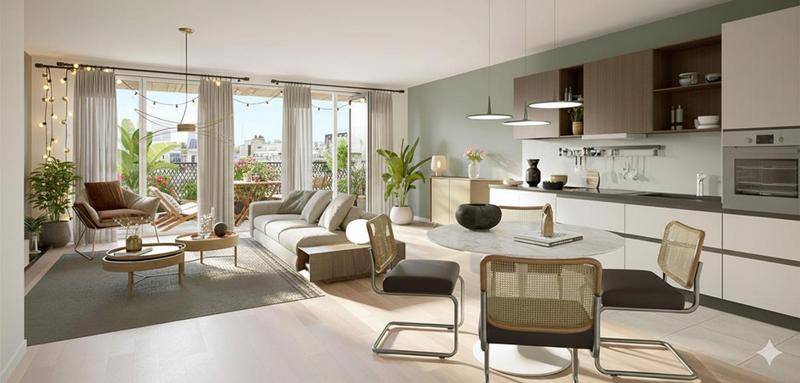 Image de l'annonce T3 avec BALCON de 13m2, intelligemment agencé,…