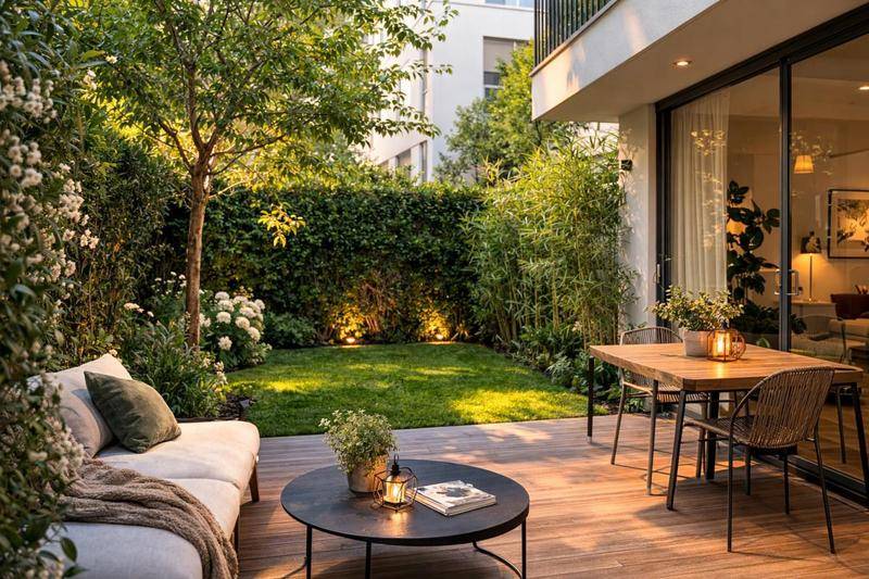 Image de l'annonce - T2 avec TERRASSE et JARDIN PRIVATIF,…