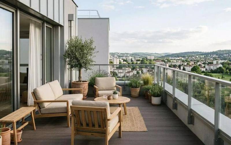 Image de l'annonce 4 PIECES EN ETAGE AVEC TERRASSE