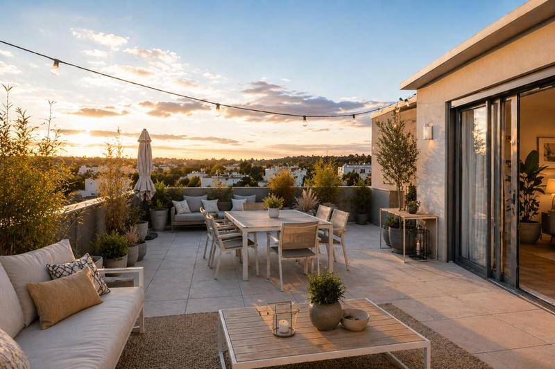 Image de l'annonce **** ROOFTOP **** T4 dernier ETAGE avec…
