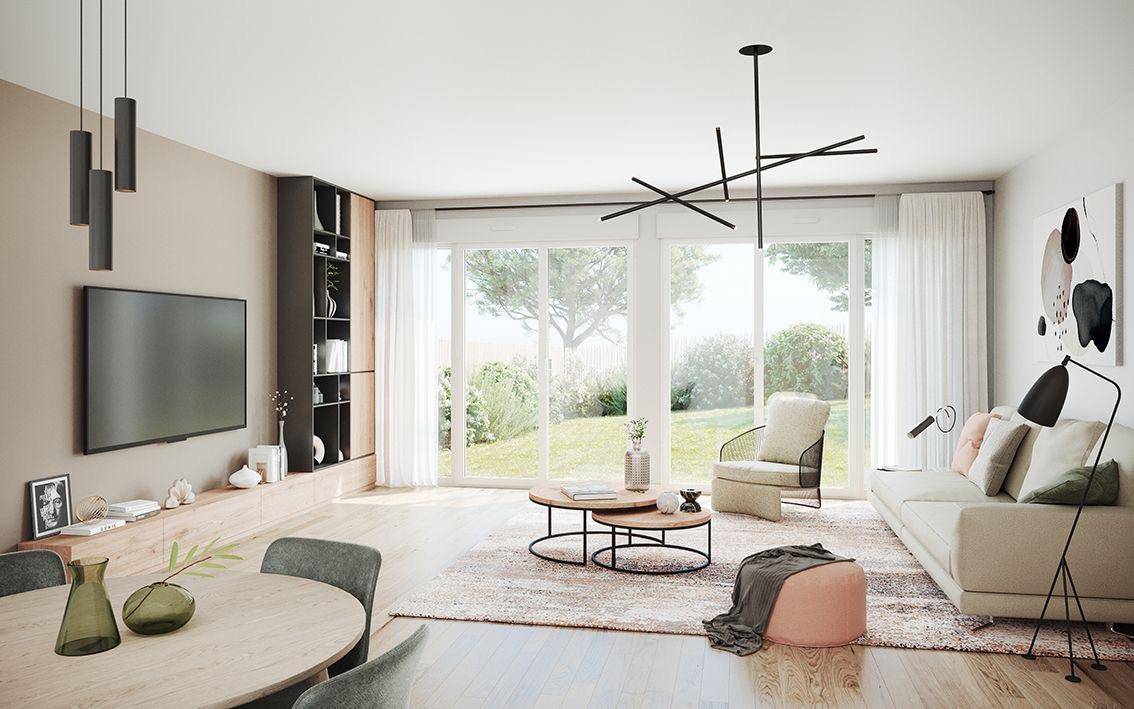 Image de l'annonce T2 neuf - jardin - parking