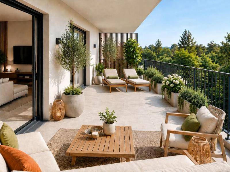 Image de l'annonce *** SUPERBE appartement avec GRAND BALCON ***