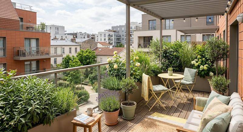 Image de l'annonce - T4 orienté SUD-EST avec BALCONS et…