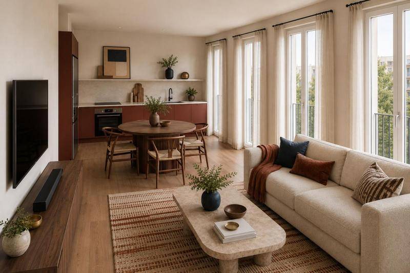 Image de l'annonce T3 LUMINEUX AVEC BALCON + PARKING