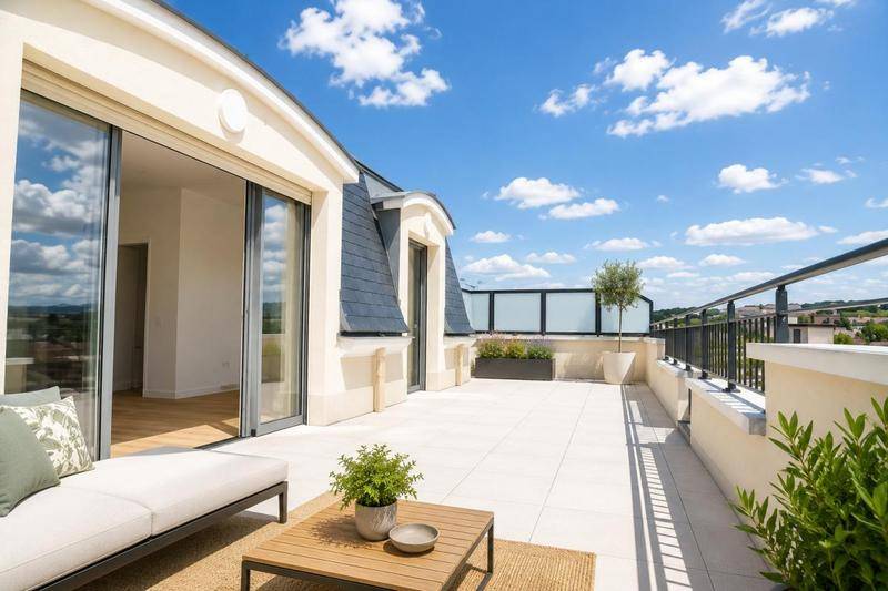 Image de l'annonce 5 PIECES EN DERNIER ETAGE AVEC TERRASSE