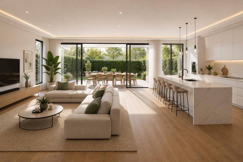 Image de l'annonce 4 pièces en rez de jardin –…